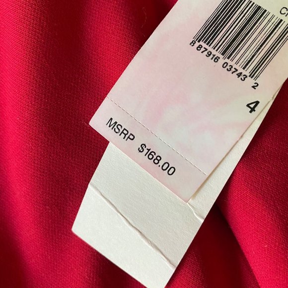 French Connection sz 4 Sleeveless Boat neck fit flare sheath mini dress - Picture 10 of 11